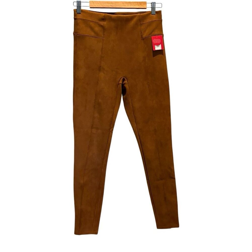 Spanx NEW Booty Boost Leggings Size Medium Full Length Fuchsia